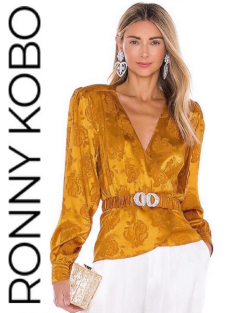 Ronny Kobo Belted Top